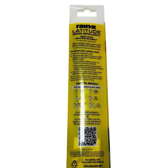Rain-X 26" Windshield Wiper Blade Latitude 2-in-1 Water Repellency 5079281-2 - Picture 3 of 4